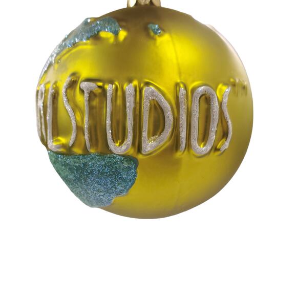 Universal Studios Glass Ornament Gold 2019 Theme Park Ornaments - Picture 3 of 8